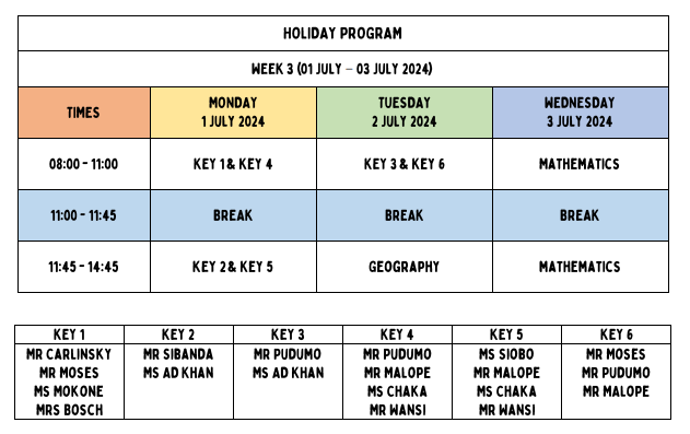 Winter Holiday School